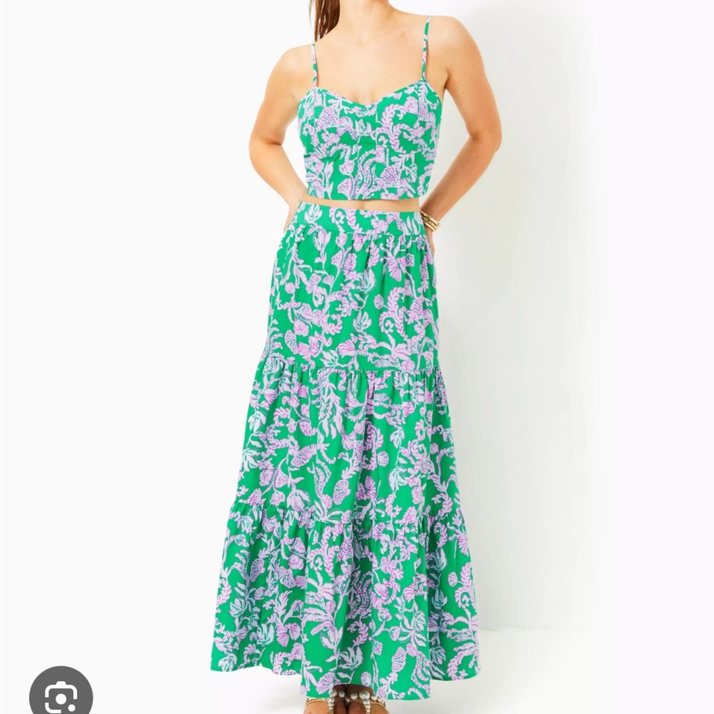 Lilly Pulitzer - Winslow Cotton Maxi Set (never worn) - Picture 5 of 5